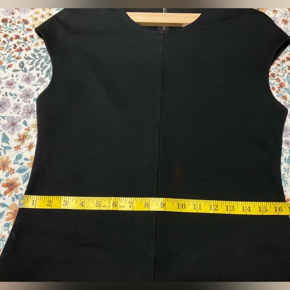 NWT! Anthropology-Maeve Black Sheath Mini Dress Cap Sleeve Crew Neck - Picture 8 of 10